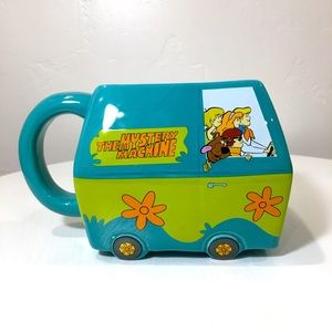 Scooby Doo Mystery Machine Mug!💙💚💙💚 Super Cute For Any Mystery Gang Fan! NWT